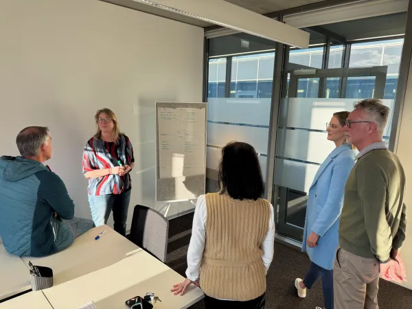 Workshop participants collaborating